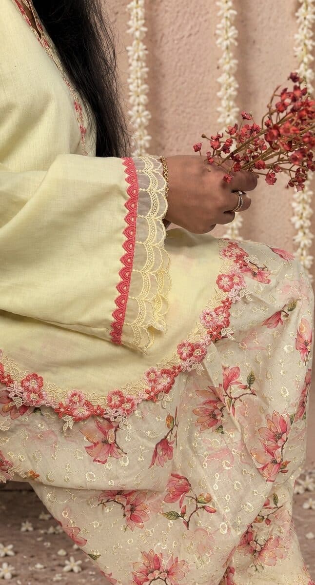 Yellow and Pink Farshi